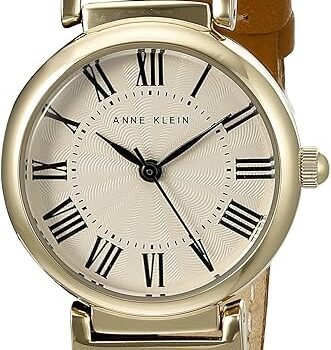 Anne Klein Women’s Leather Strap Watch