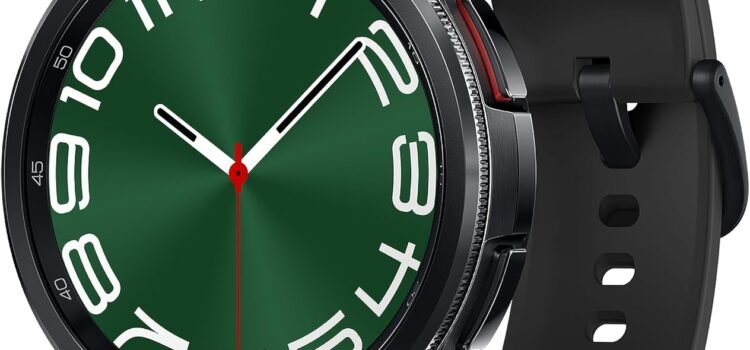 SAMSUNG Galaxy Watch 6 Classic (Renewed) 47mm Bluetooth Smartwatch, Rotating Bezel, Fitness Tracker, Personalized HR Zones, Advanced Sleep Coaching, US Version, Black