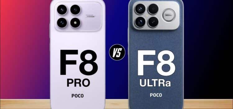 Xiaomi Poco F8 Ultra vs F8 Pro – Full Differences