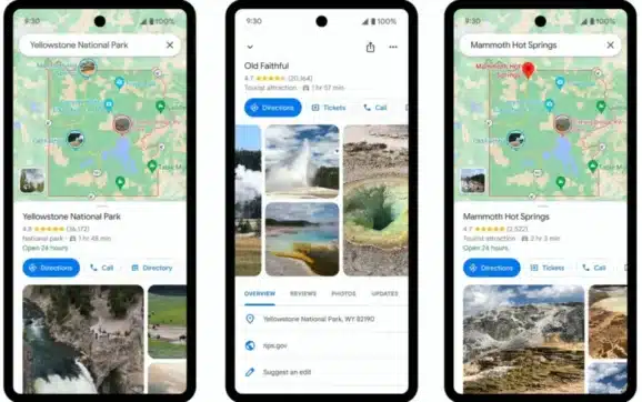 Google Maps Introduces Deep-View Navigation for US National Parks: A New Look at Offline Topographic Data.