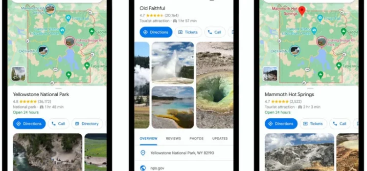 Google Maps Introduces Deep-View Navigation for US National Parks: A New Look at Offline Topographic Data.
