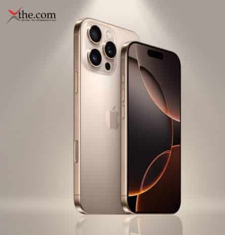 Apple iPhone 16 Pro smartphone featuring titanium design, advanced camera, and AI performance.