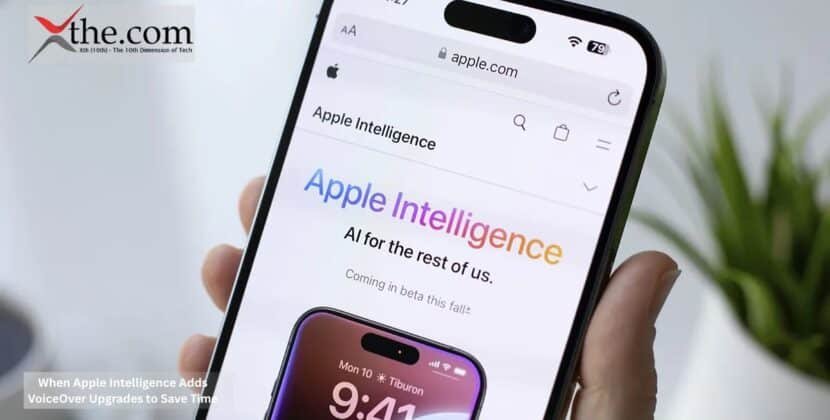 When Apple Intelligence Adds VoiceOver Upgrades to Save Time