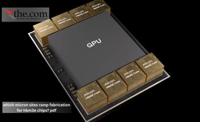 Which Micron Sites Ramp Fabrication for HBM3E Chips?