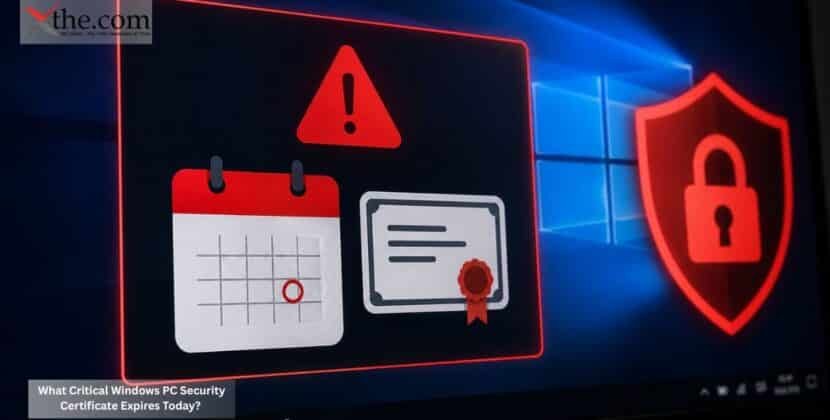What Critical Windows PC Security Certificate Expires Today?