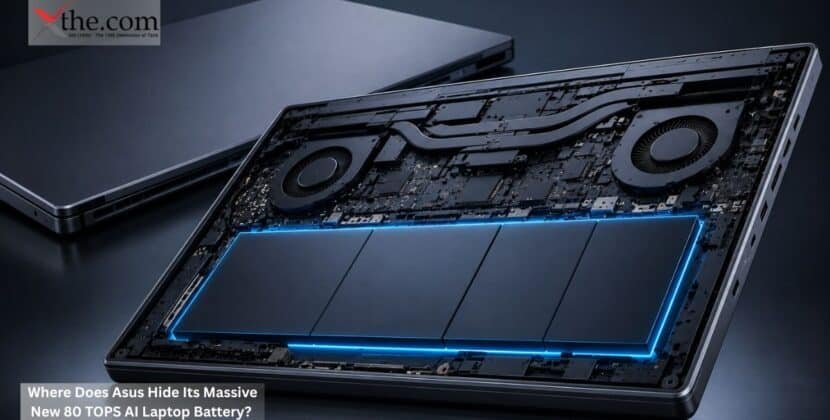 Where Does Asus Hide Its Massive New 80 TOPS AI Laptop Battery?