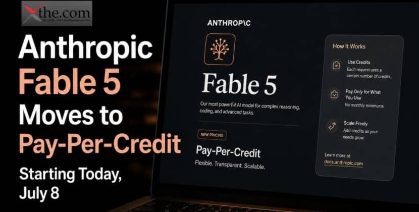 Anthropic Fable 5 Moves to Pay-Per-Credit Starting Today, July 8 