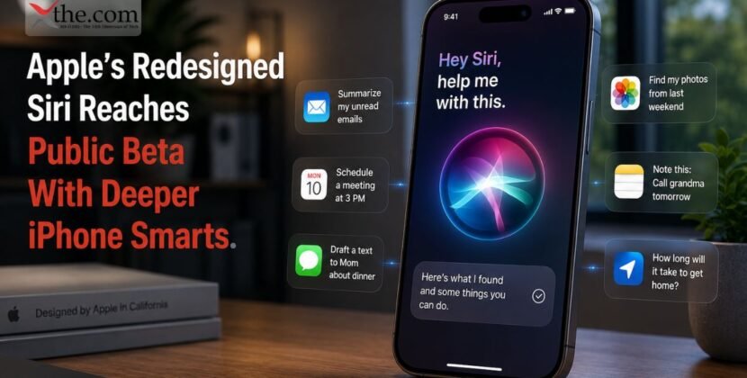 Apple’s Redesigned Siri Reaches Public Beta With Deeper iPhone Smarts.