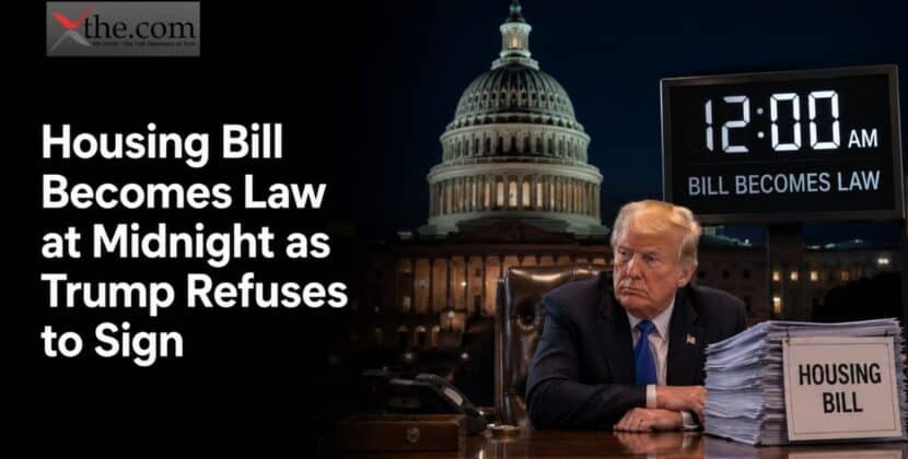Housing Bill Becomes Law at Midnight as Trump Refuses to Sign