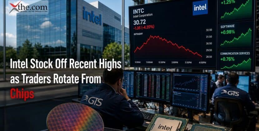 Intel Stock Off Recent Highs as Traders Rotate From Chips