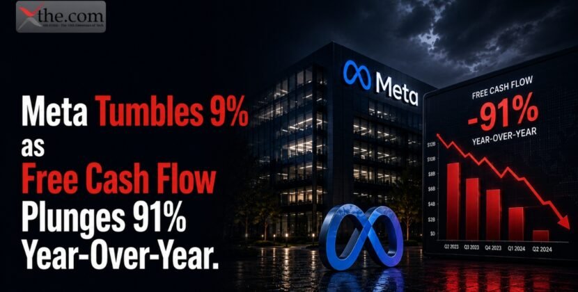 Meta Tumbles 9% as Free Cash Flow Plunges 91% Year-Over-Year.