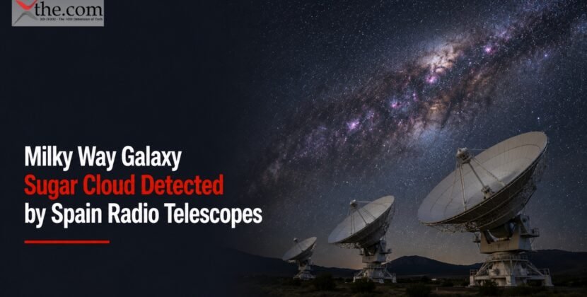 Milky Way Galaxy Sugar Cloud Detectead by Spain Radio Telescopes