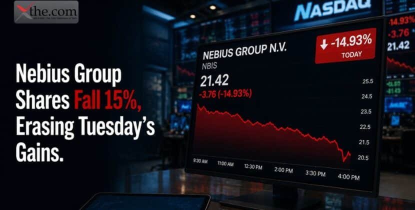 Nebius Group Shares Fall 15%, Erasing Tuesday’s Gains.