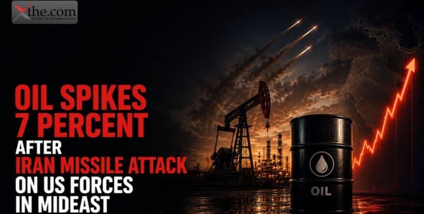 Oil Spikes 7 Percent After Iran Missile Attack on US Forces in Mideast