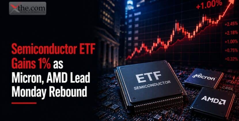 Semiconductor ETF Gains 1% as Micron, AMD Lead Monday Rebound