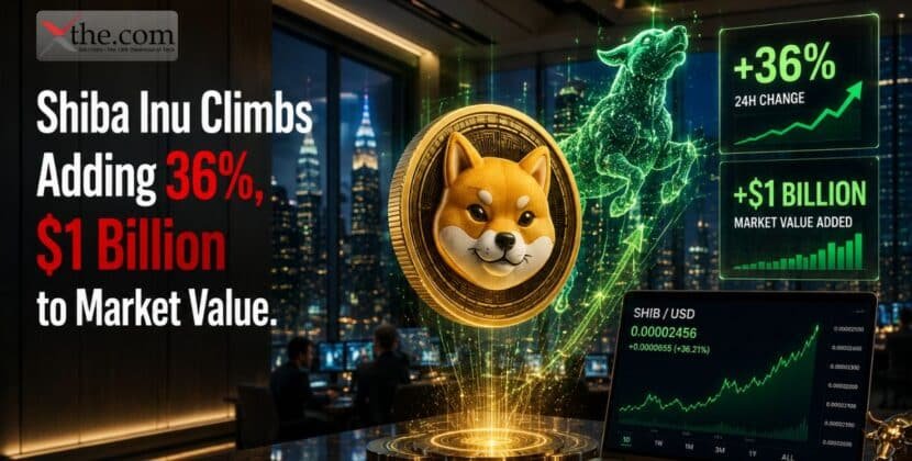 Shiba Inu Climbs 36%, Adding $1 Billion to Market Value.