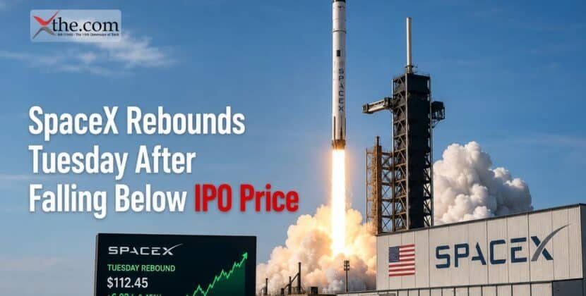 SpaceX Rebounds Tuesday After Falling Below IPO Price