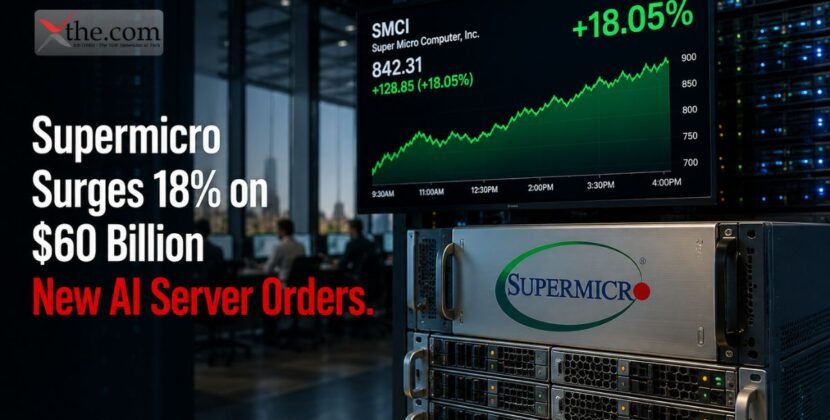 Supermicro Surges 18% on $60 Billion New AI Server Orders.