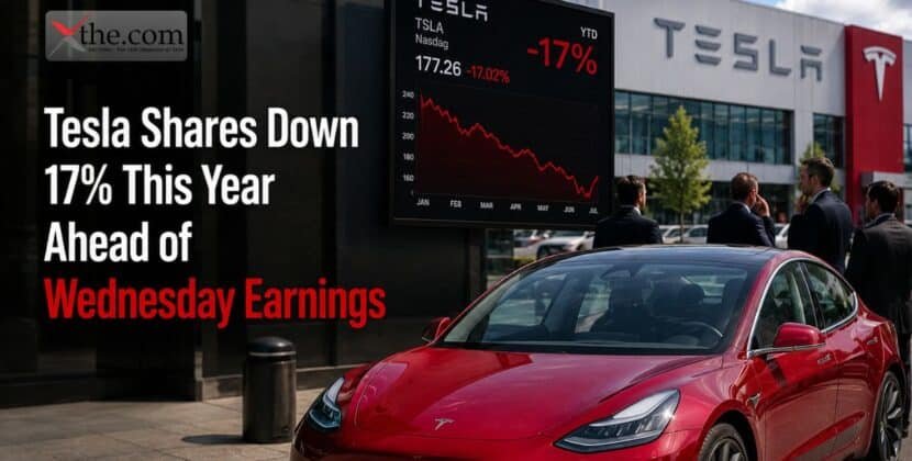 Tesla Shares Down 17% This Year Ahead of Wednesday Earnings