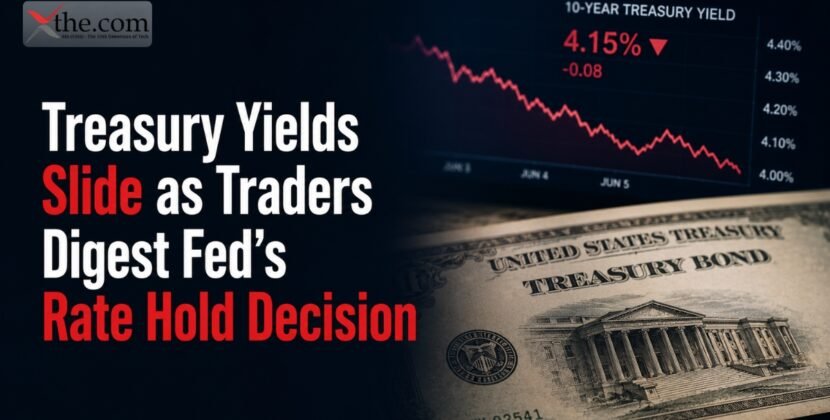 Treasury Yields Slide as Traders Digest Fed’s Rate Hold Decision