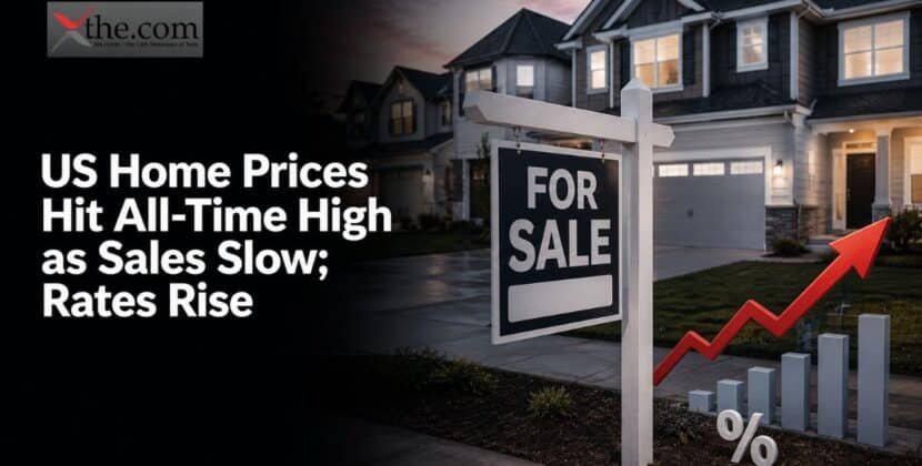 US Home Prices Hit All-Time High as Sales Slow; Rates Rise
