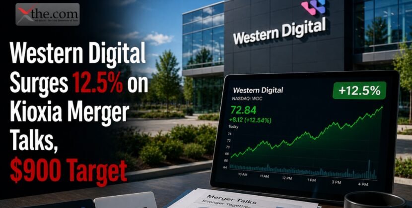 Western Digital Surges 12.5% on Kioxia Merger Talks, $900 Target