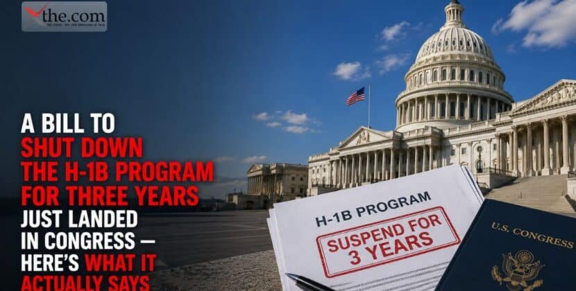 A Bill to Shut Down the H-1B Program for Three Years Just Landed in Congress — Here’s What It Actually Says