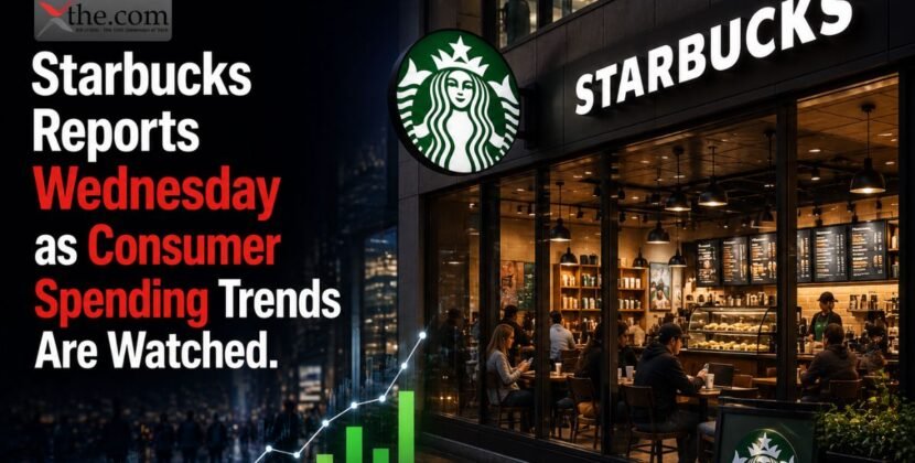 Starbucks Reports Wednesday as Consumer Spending Trends Are Watched.