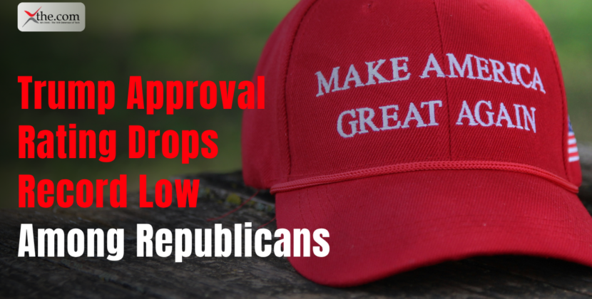 Trump Approval Rating Drops Record Low Among Republicans