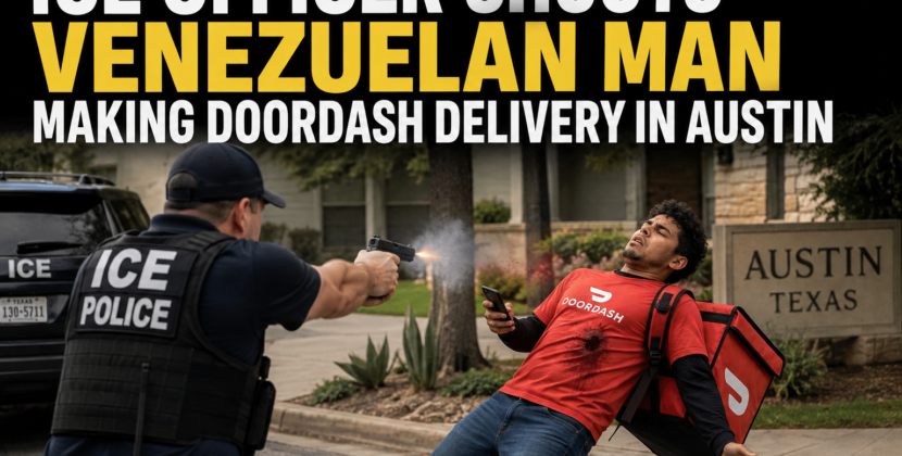 ICE Officer Shoots Venezuelan Man Making DoorDash Delivery in Austin
