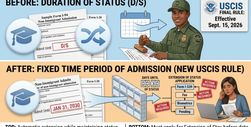 USCIS Ends Duration of Status for F J Visas