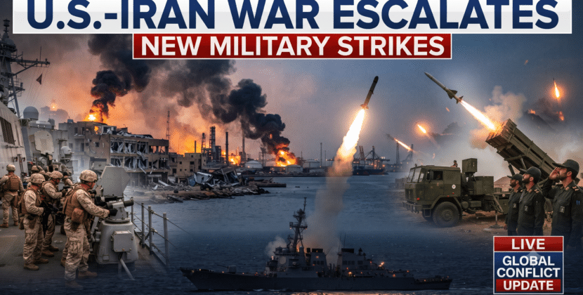 US Iran War Escalates With New Military Strikes