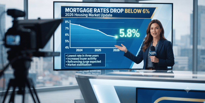 Mortgage Rates Drop Below 6 Percent in 2026