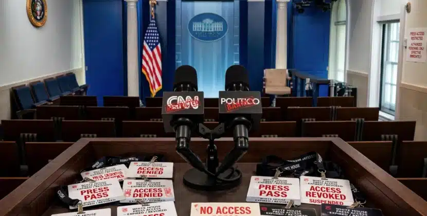 Trump Bans CNN Politico From White House