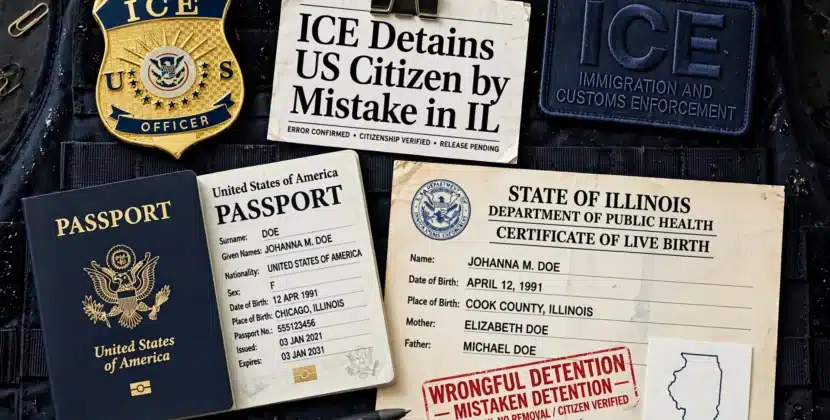 ICE Detains US Citizen by Mistake in IL