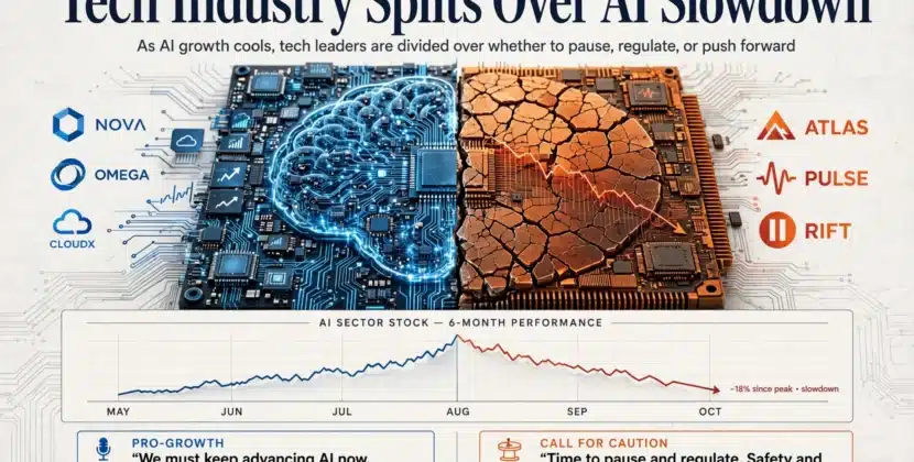 Tech Industry Splits Over AI Slowdown