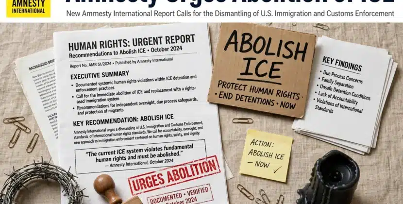 Amnesty Urges Abolition of ICE