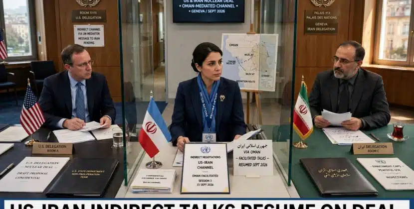 US-Iran Indirect Talks Resume on Deal