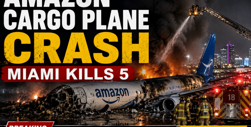 Amazon Cargo Plane Crash Miami Kills 5 (38 chars)