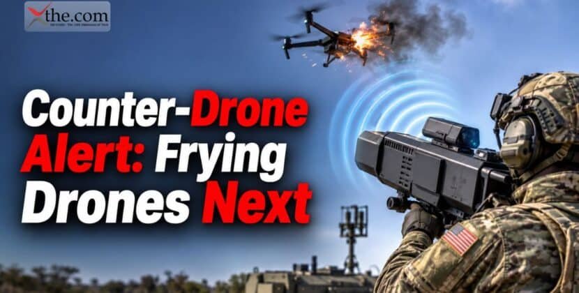 Counter-Drone Alert: Frying Drones Next