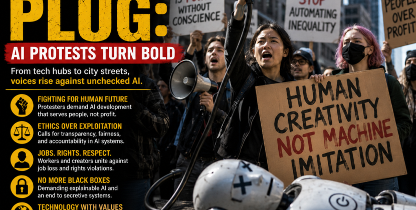 Pull the Plug: AI Protests Turn Bold