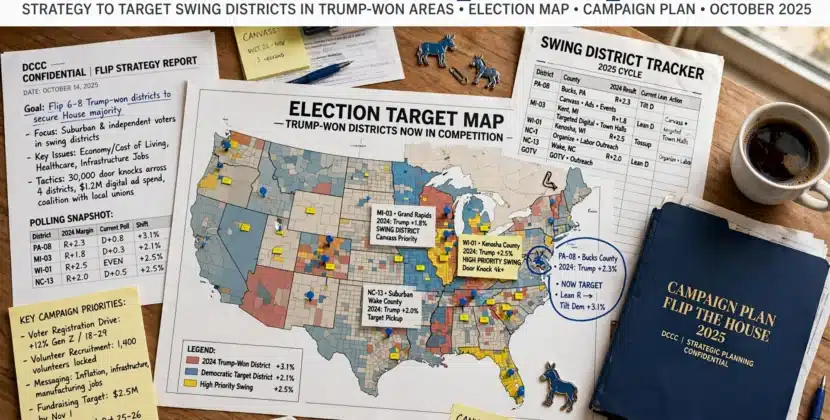 Democrats Aim to Flip Trump Districts
