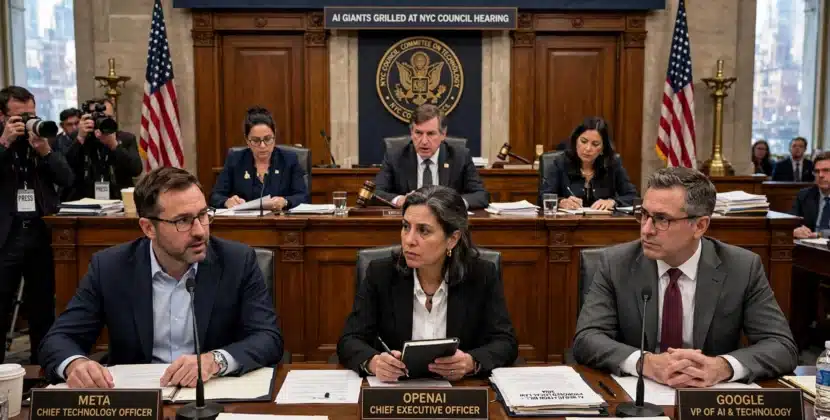 AI Giants Grilled at NYC Council Hearing