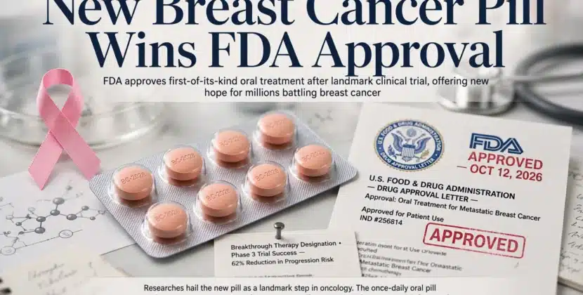 New Breast Cancer Pill Wins FDA Approval