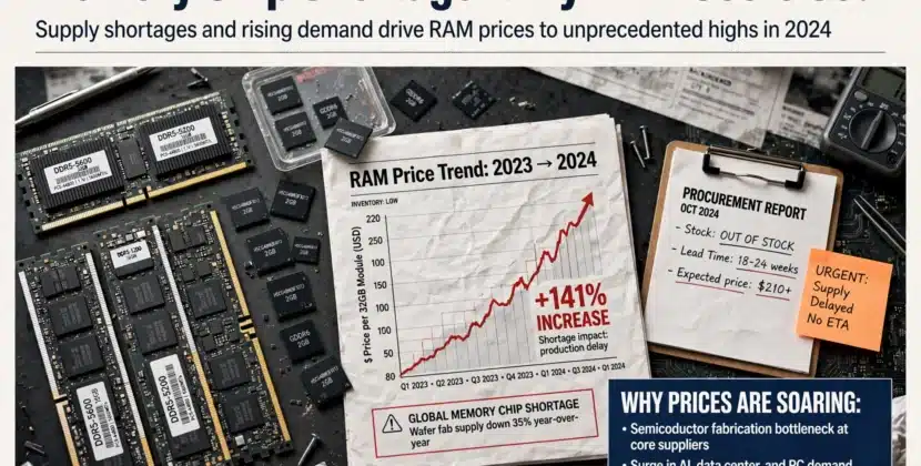 Memory Chip Shortage: Why RAM Costs Soar