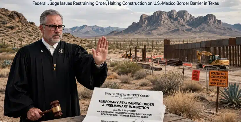 Judge Blocks Big Bend Border Wall Work