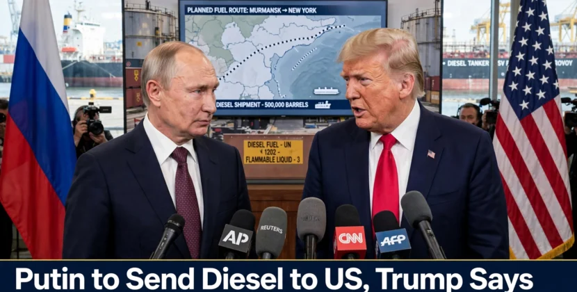 Putin to Send Diesel to US, Trump Says