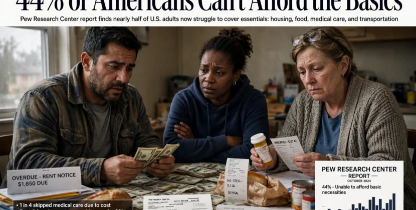 44% of Americans Can’t Afford the Basics