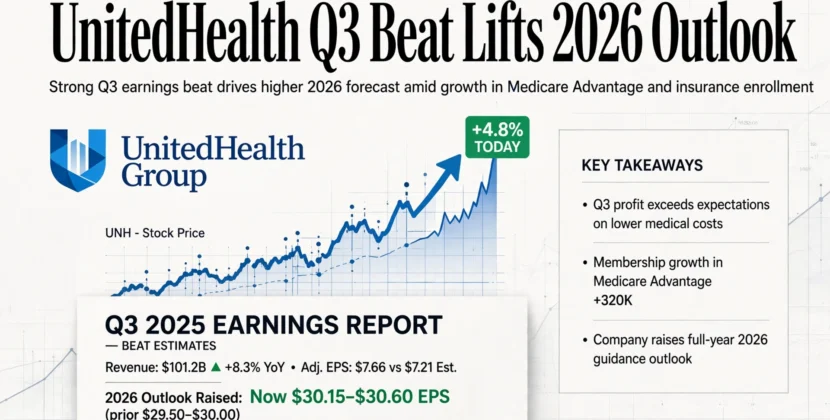 UnitedHealth Q3 Beat Lifts 2026 Outlook