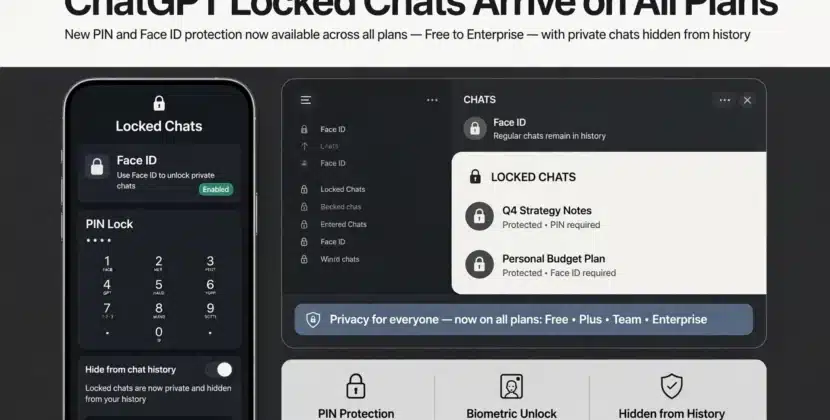 ChatGPT Locked Chats Arrive on All Plans